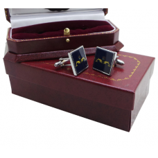 Submariner Royal Navy Silver Cufflinks